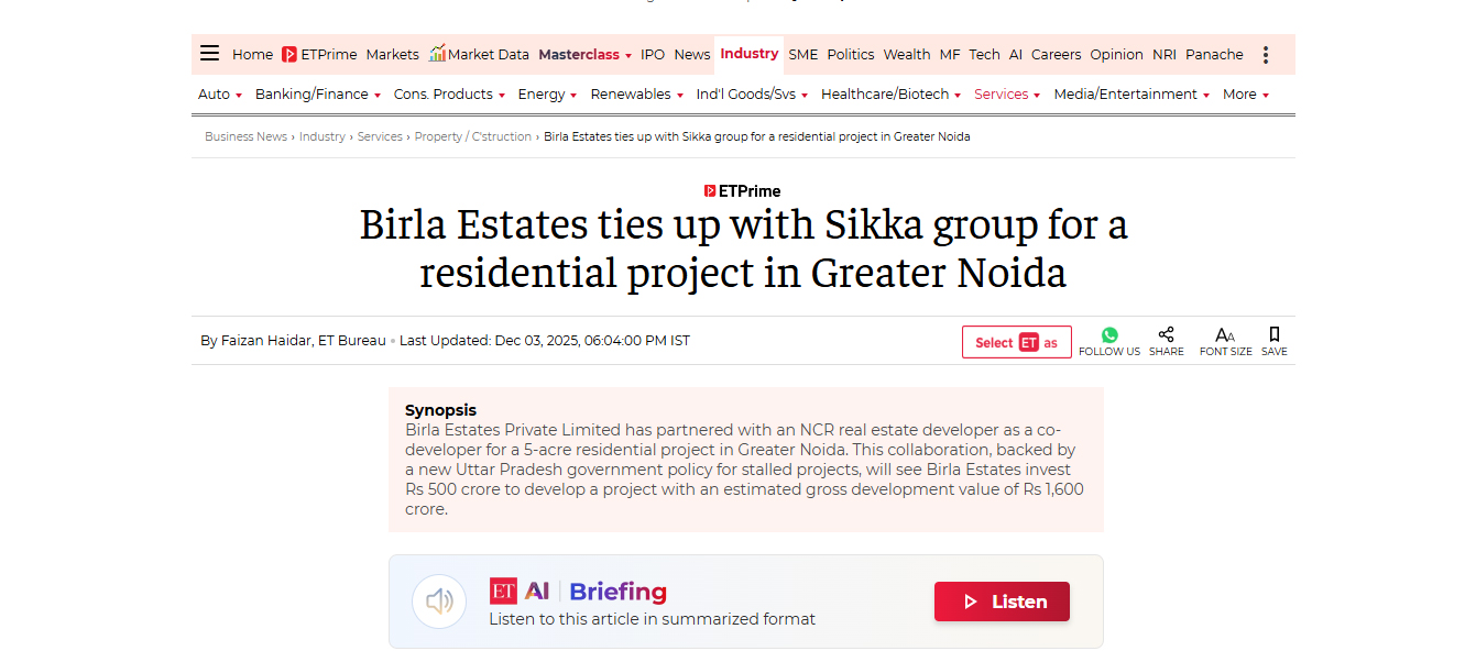 Residential Projects in Greater Noida West